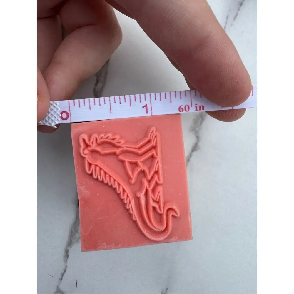 New Cartoon Iguana Rubber Stamp